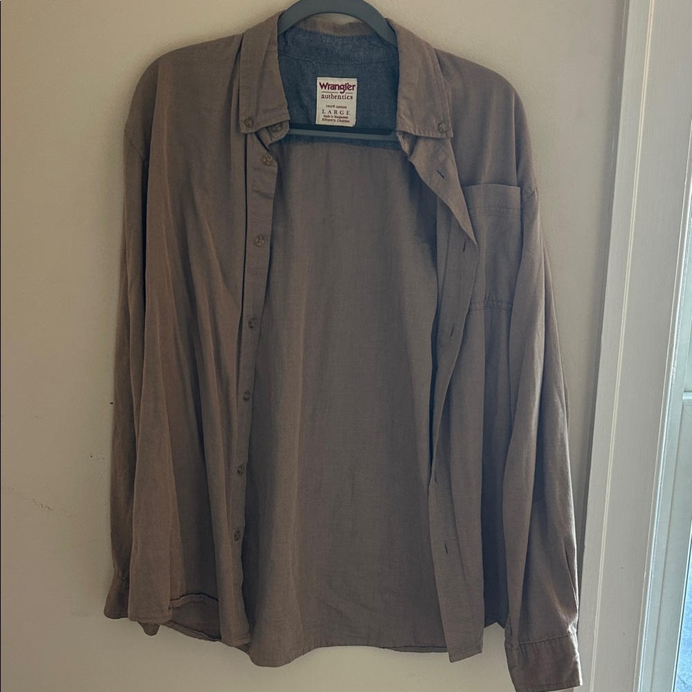 Wrangler Men's Tan Shirt Jacket